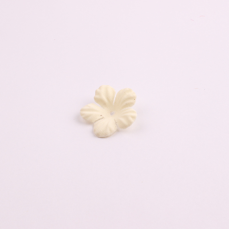 Korean Style New Accessories Accessories Artificial Flower Piece Handmade Five Petal Flower Pieces Headband Hairpin DIY Accessories Material