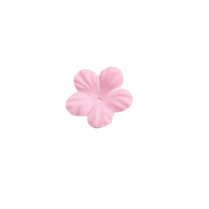Korean Style New Accessories Accessories Artificial Flower Piece Handmade Five Petal Flower Pieces Headband Hairpin DIY Accessories Material