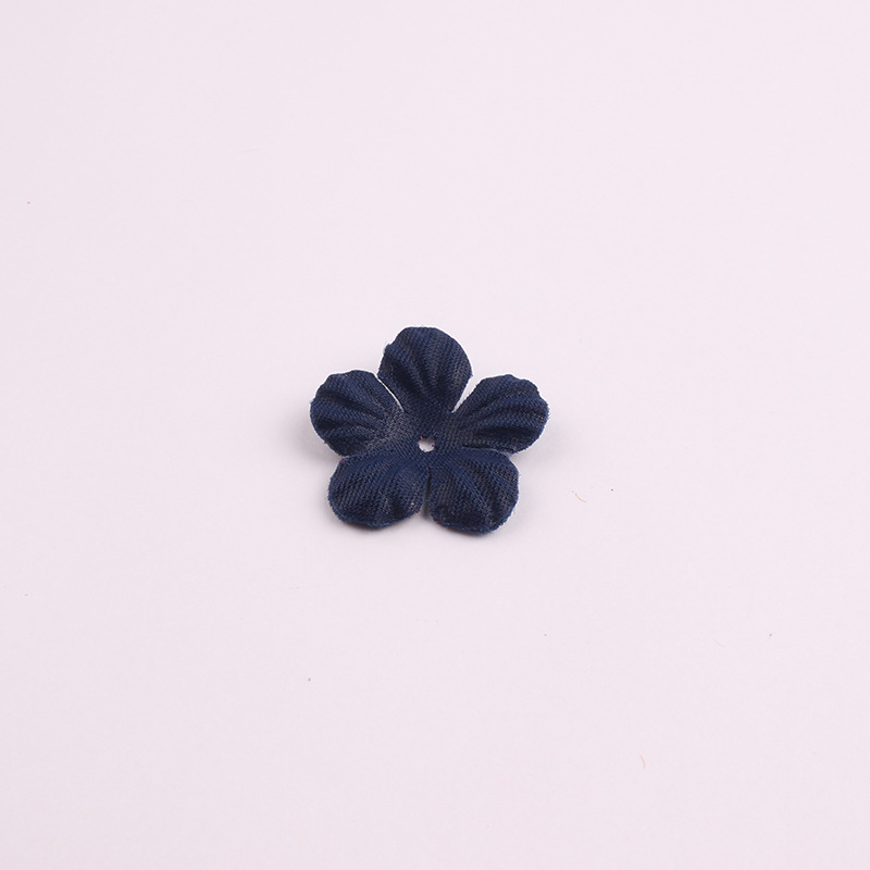 Korean Style New Accessories Accessories Artificial Flower Piece Handmade Five Petal Flower Pieces Headband Hairpin DIY Accessories Material