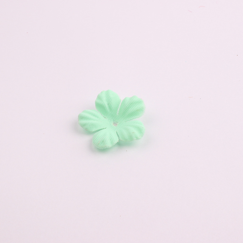 Korean Style New Accessories Accessories Artificial Flower Piece Handmade Five Petal Flower Pieces Headband Hairpin DIY Accessories Material