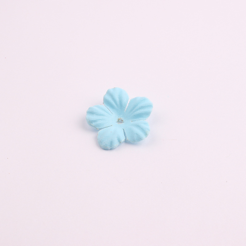 Korean Style New Accessories Accessories Artificial Flower Piece Handmade Five Petal Flower Pieces Headband Hairpin DIY Accessories Material