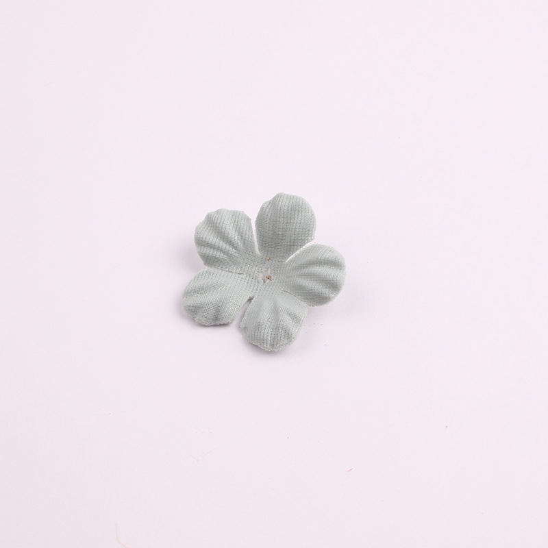 Korean Style New Accessories Accessories Artificial Flower Piece Handmade Five Petal Flower Pieces Headband Hairpin DIY Accessories Material