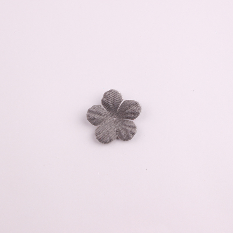 Korean Style New Accessories Accessories Artificial Flower Piece Handmade Five Petal Flower Pieces Headband Hairpin DIY Accessories Material