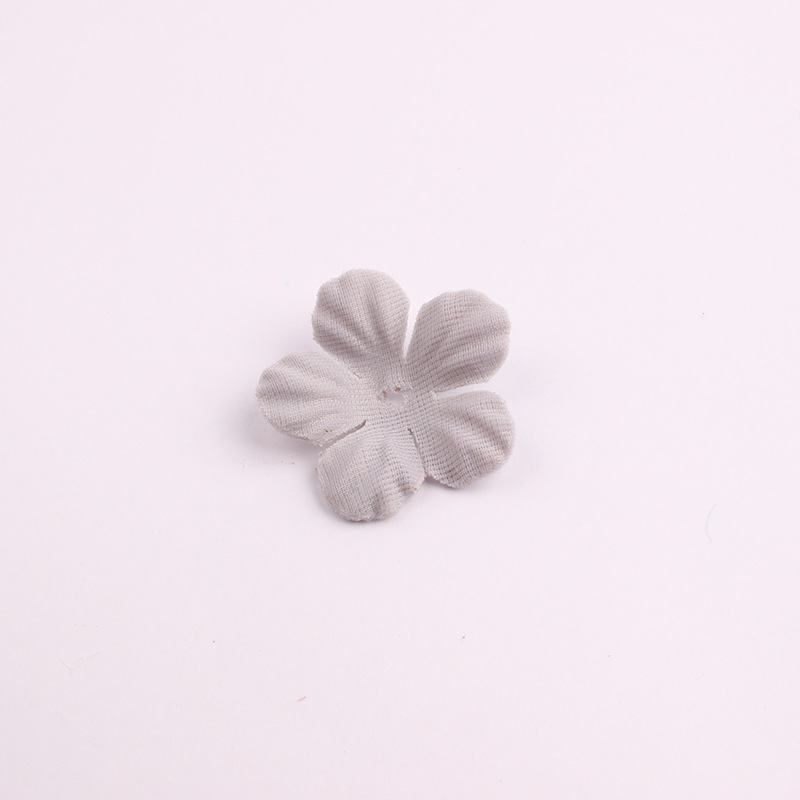 Korean Style New Accessories Accessories Artificial Flower Piece Handmade Five Petal Flower Pieces Headband Hairpin DIY Accessories Material
