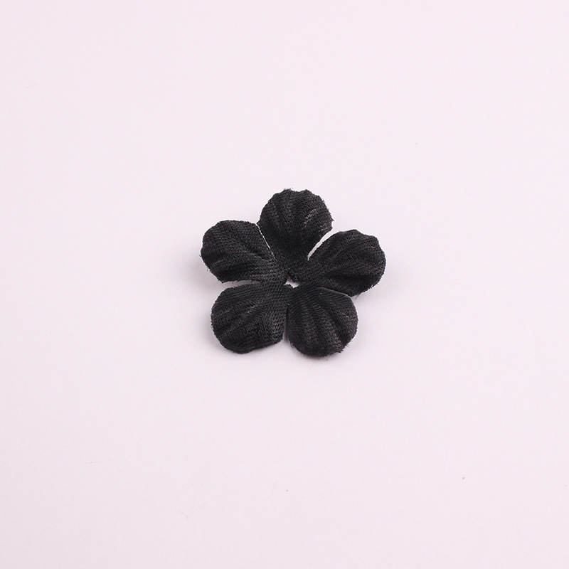 Korean Style New Accessories Accessories Artificial Flower Piece Handmade Five Petal Flower Pieces Headband Hairpin DIY Accessories Material