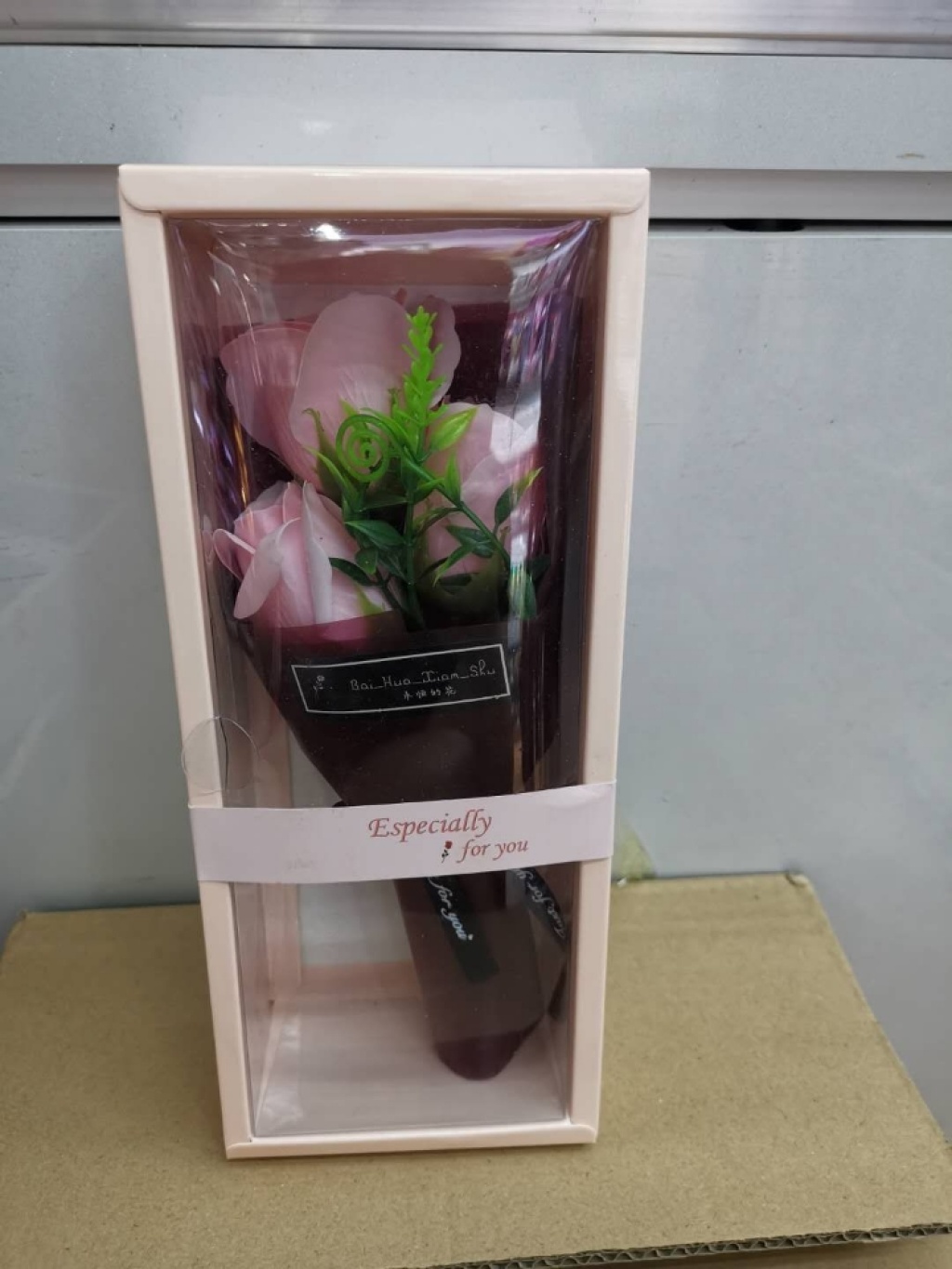 Teacher's Day Gift Gift Box 3 Soap Roses Artificial Flower Birthday Mother's Day Valentine's Day Gift