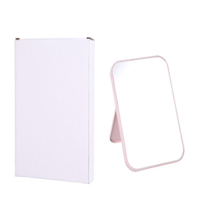 Desktop Makeup Mirror Dressing Mirror Carrying Foldable Desktop Princess Mirror Rectangular Mirror Simple and Stylish Mirror