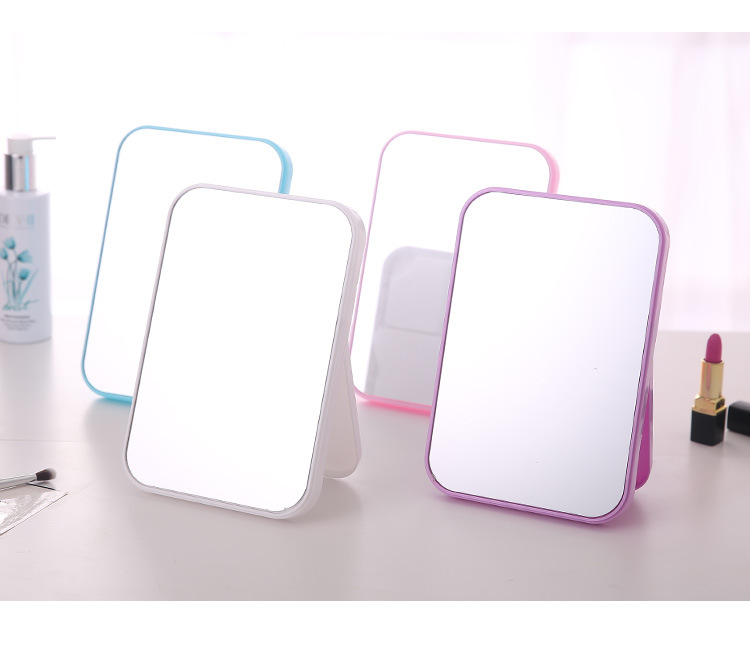 Desktop Makeup Mirror Dressing Mirror Carrying Foldable Desktop Princess Mirror Rectangular Mirror Simple and Stylish Mirror Desktop Makeup Mirror Dressing Mirror Carrying Foldable Desktop Princess Mirror Rectangular Mirror Simple and Stylish Mirror
