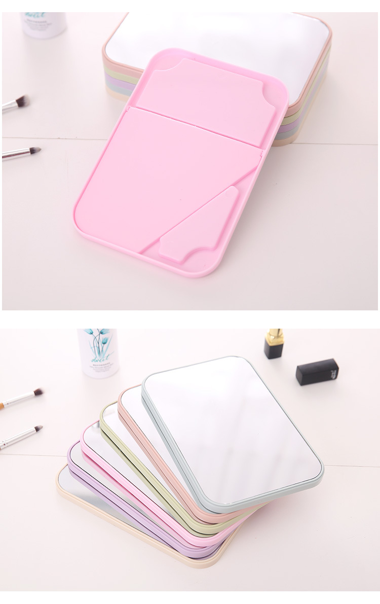 Desktop Makeup Mirror Dressing Mirror Carrying Foldable Desktop Princess Mirror Rectangular Mirror Simple and Stylish Mirror Desktop Makeup Mirror Dressing Mirror Carrying Foldable Desktop Princess Mirror Rectangular Mirror Simple and Stylish Mirror
