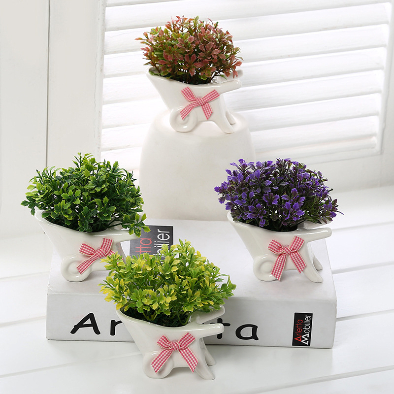 Foreign Trade Exclusive for Artificial Plant Indoor Living Room Artificial Flower Table Decoration Artificial Flower Valentine&#039;s Day Gift Customization Wholesale