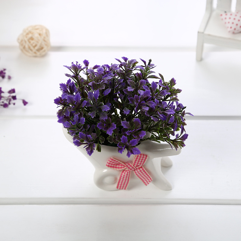 Foreign Trade Exclusive for Artificial Plant Indoor Living Room Artificial Flower Table Decoration Artificial Flower Valentine&#039;s Day Gift Customization Wholesale