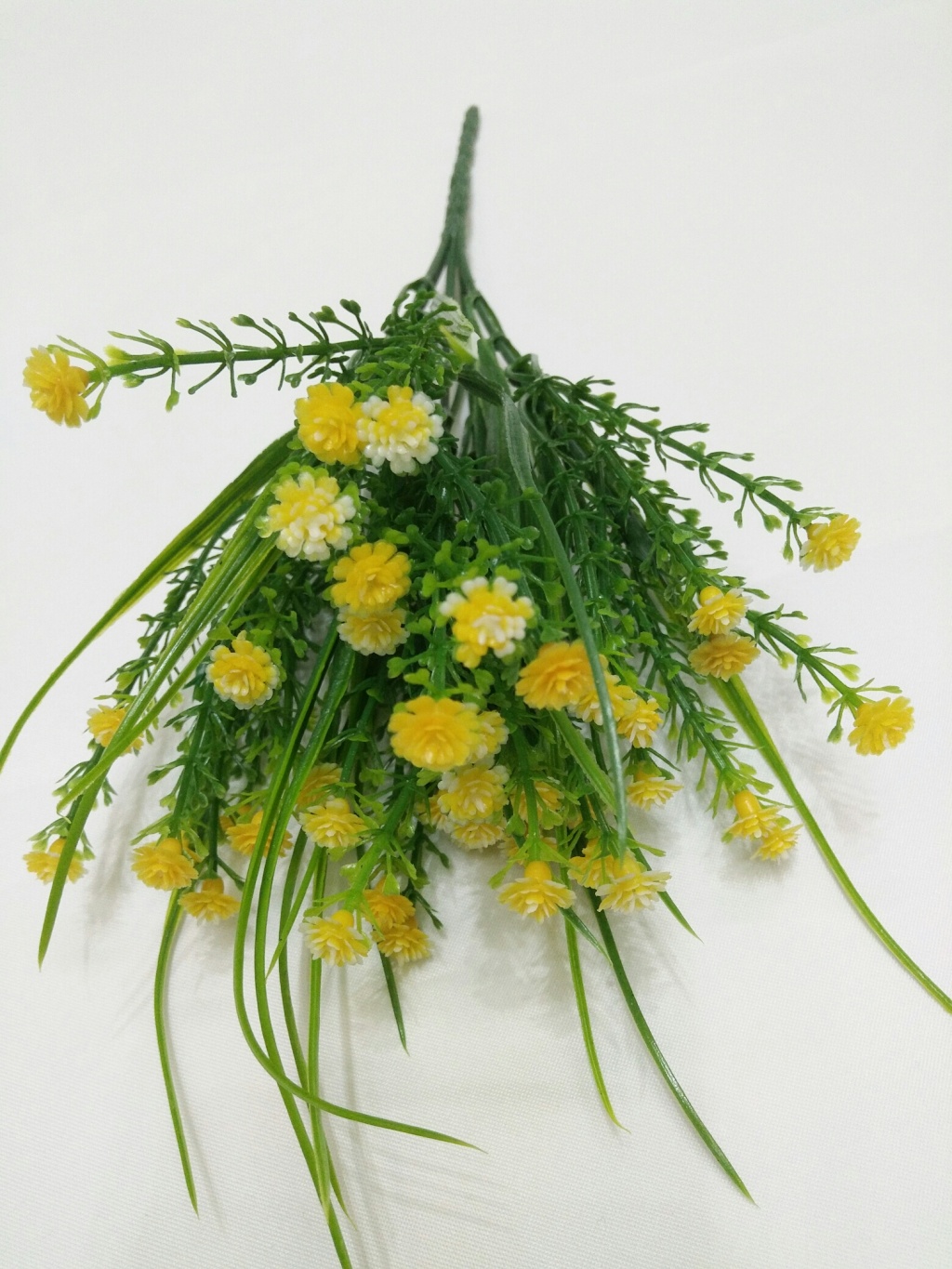Spring Grass Starry Artificial Flower Artificial Flowers Fake Flower and Plastic Flower Artificial Water Grass Green Plant Indoor and Outdoor Landscape Fence
