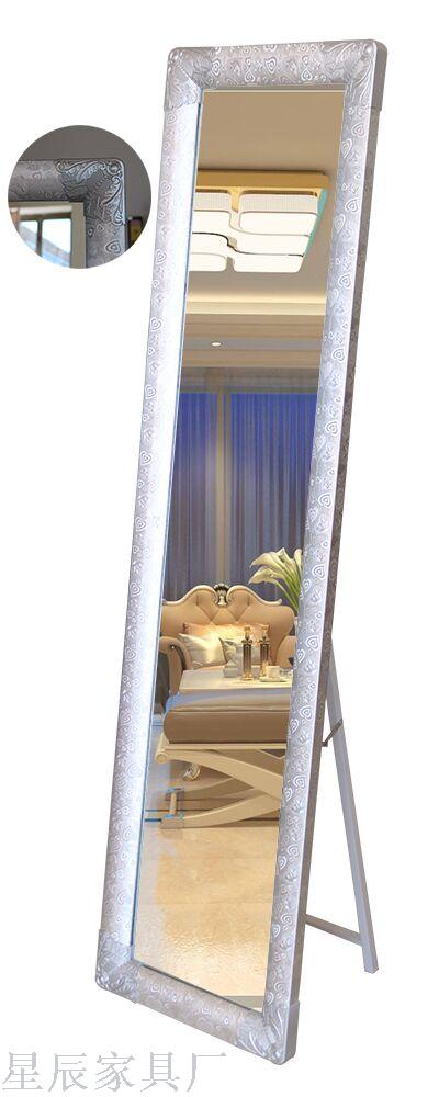 Factory Direct Sales Carbon Fired Wood Dressing Mirror Floor Mirror Dressing Mirror Whole Body Full-Length Mirror Injection Molding Dressing Mirror Furniture Factory Direct Sales Carbon Fired Wood Dressing Mirror Floor Mirror Dressing Mirror Whole Body Full-Length Mirror Injection Molding Dressing Mirror Furniture