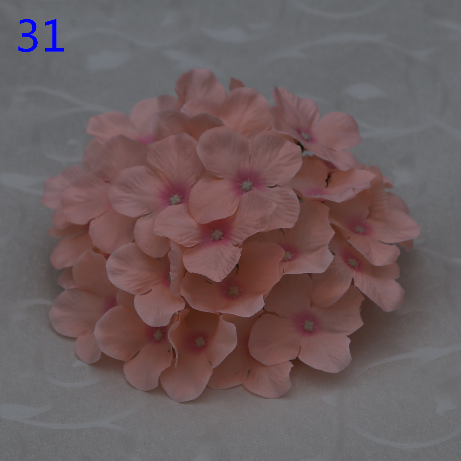 Simulated Pincushion Head Silk Flower Decorative Flower Wholesale European Wedding Flower Arch Flower Wall Flower Delivery 37 Colors