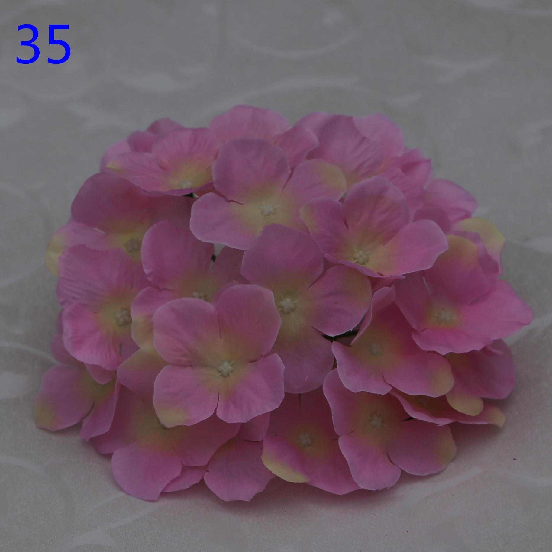 Simulated Pincushion Head Silk Flower Decorative Flower Wholesale European Wedding Flower Arch Flower Wall Flower Delivery 37 Colors