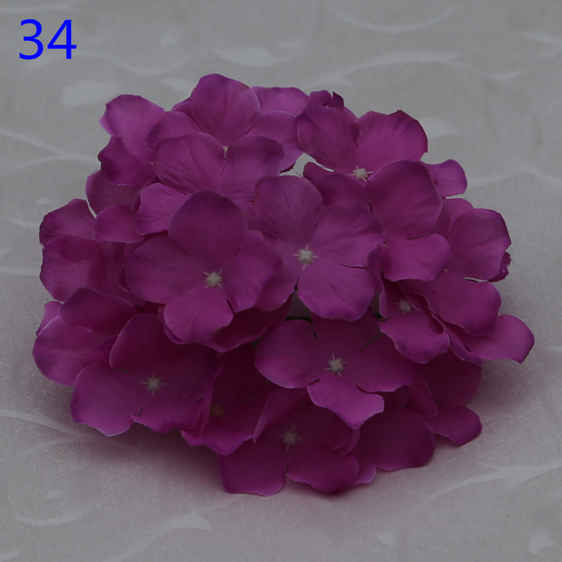 Simulated Pincushion Head Silk Flower Decorative Flower Wholesale European Wedding Flower Arch Flower Wall Flower Delivery 37 Colors