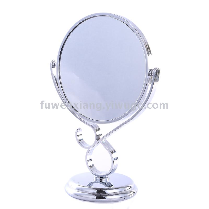 Mirror desktop home mirror high definition dressing mirror plating hook edge care mirror