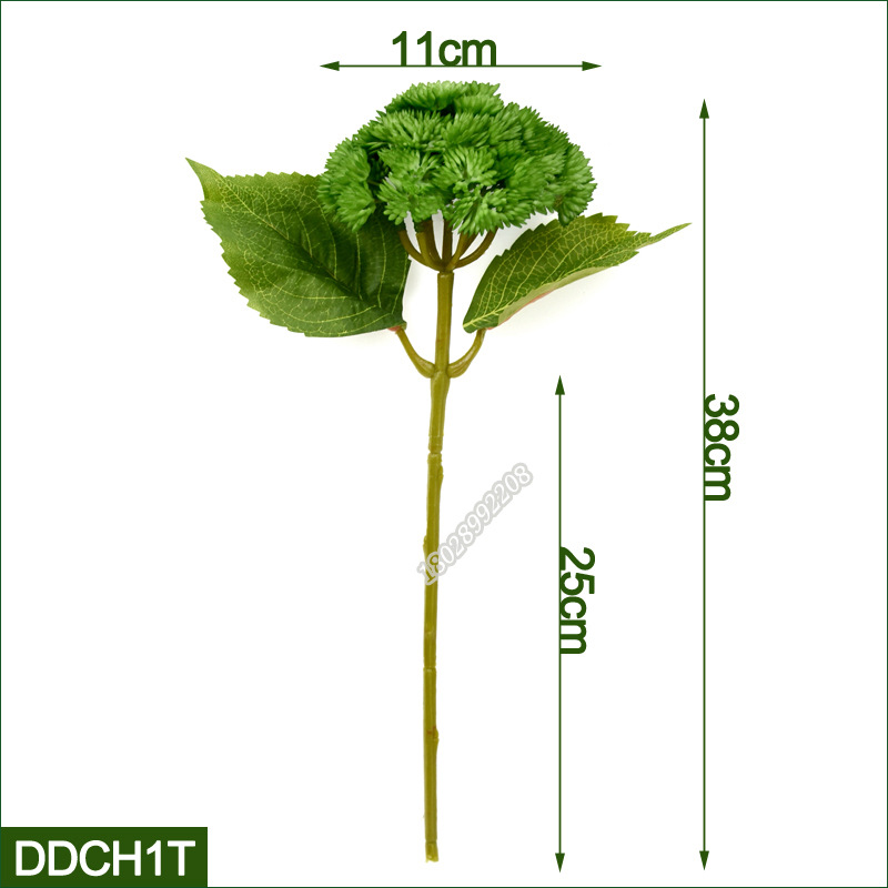 Tree Cat Artificial Flower Feel Aglaia Fruit 38cm Cauliflower Soft Glue Hydrangea Fruit Decoration Fake Succulent Wedding Flower Arrangement and Floriculture