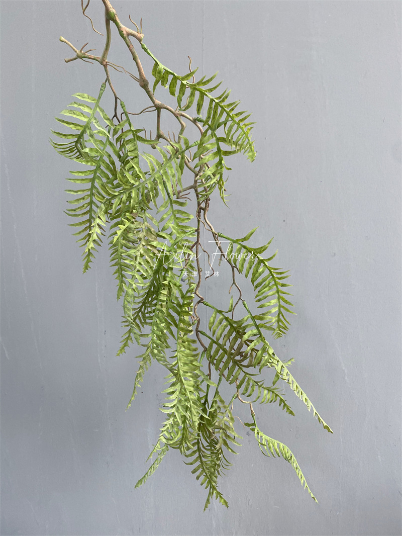 [Green Series ① Link] Spray Color Two-Color Wedding Flower Leaf Material Artificial Flower Mori Style Plastic Green Plant Embellishment