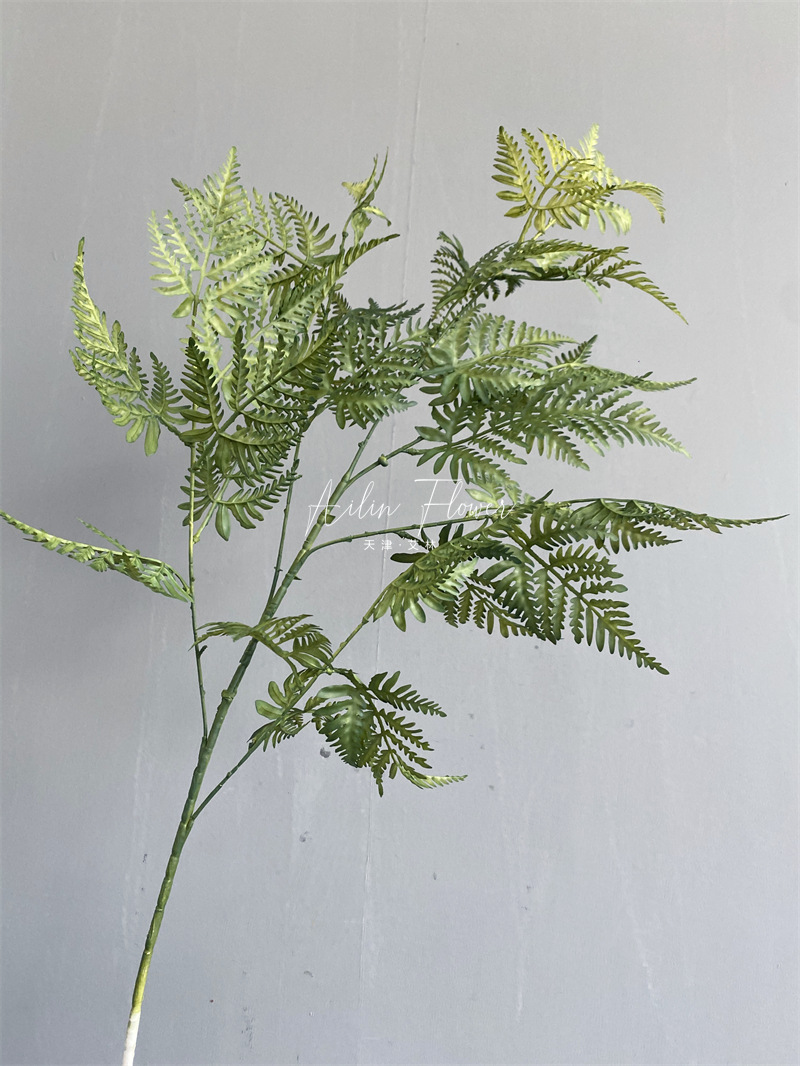 [Green Series ① Link] Spray Color Two-Color Wedding Flower Leaf Material Artificial Flower Mori Style Plastic Green Plant Embellishment