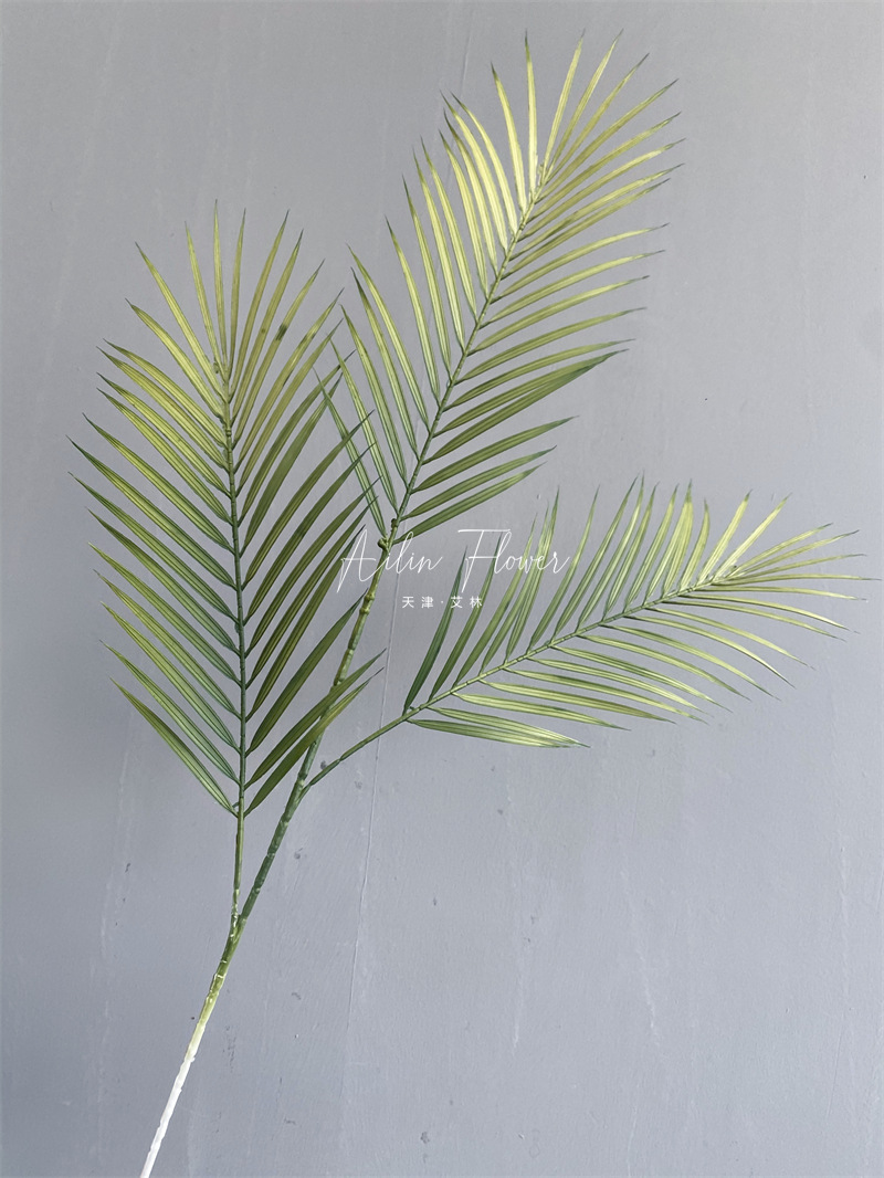 [Green Series ① Link] Spray Color Two-Color Wedding Flower Leaf Material Artificial Flower Mori Style Plastic Green Plant Embellishment
