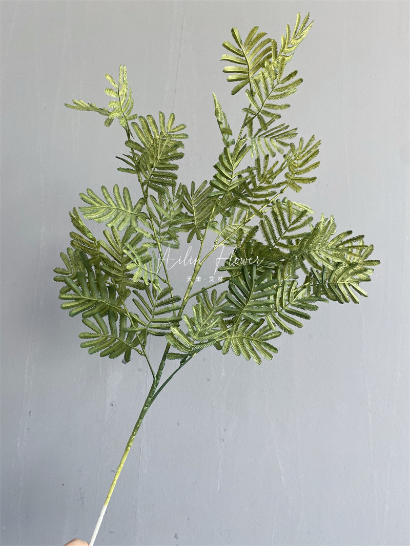 [Green Series ① Link] Spray Color Two-Color Wedding Flower Leaf Material Artificial Flower Mori Style Plastic Green Plant Embellishment