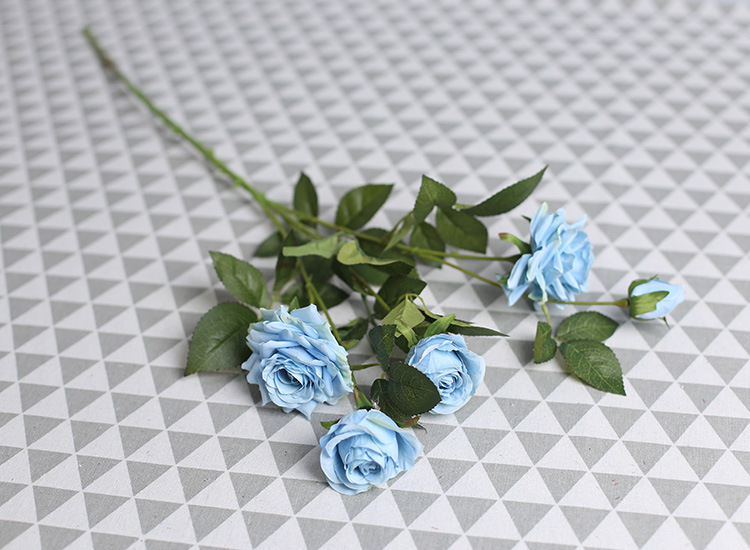 New Artificial 5-Corner Rose Multi-Layer Petals Silk Flower Home Hotel Floral Decorations Flower Decorations Wedding Flower Arrangement