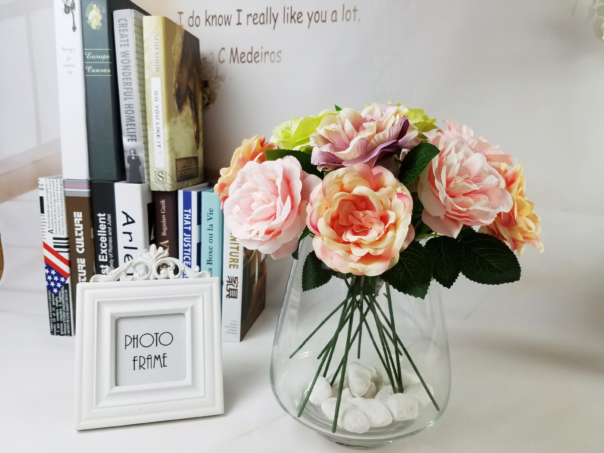 Single night rose 5 European high-grade flowers wedding flower color