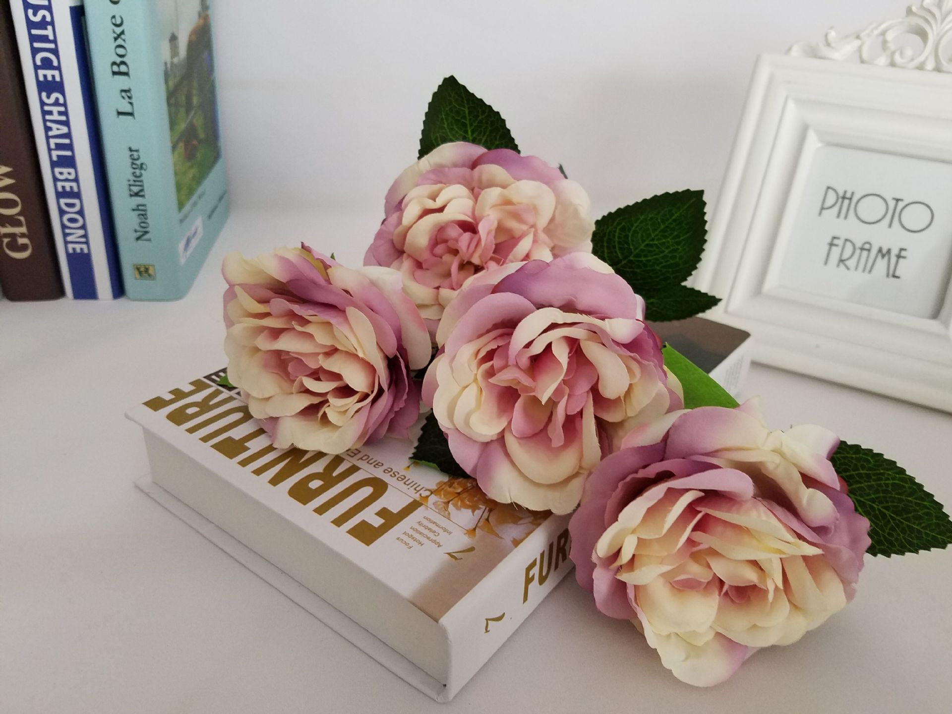 Single night rose 5 European high-grade flowers wedding flower color