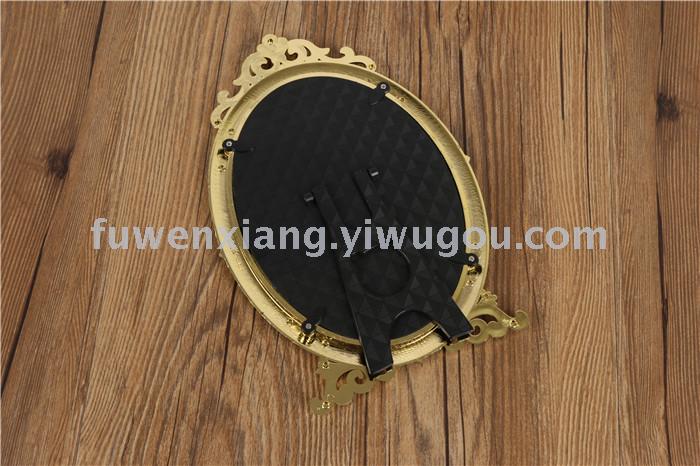 High definition mirror table top dressing mirror portable European dressing mirror marriage simple single mirror frame