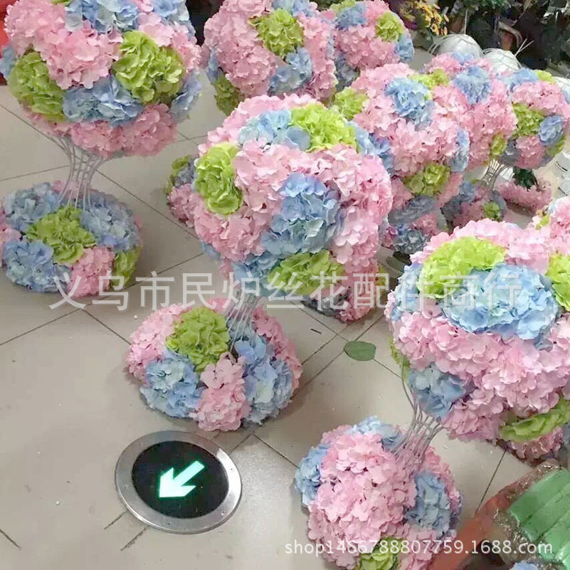 Artificial Flower Hydrangea Wedding Fake Silk Flower Wedding Flower Bouquet Headdress DIY Flower Shooting Props Artificial Flower Hydrangea Wedding Fake Silk Flower Wedding Flower Bouquet Headdress DIY Flower Shooting Props