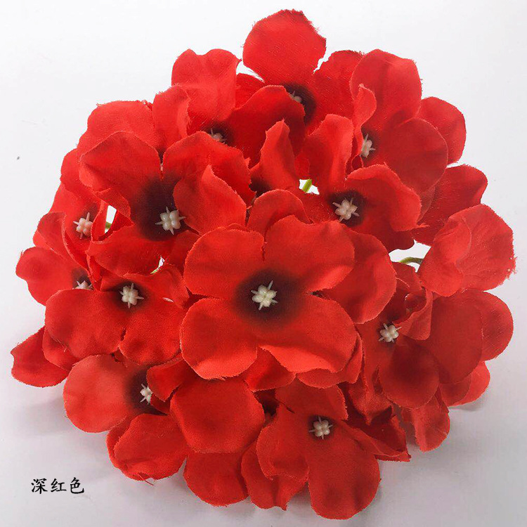 Artificial Flower Hydrangea Wedding Fake Silk Flower Wedding Flower Bouquet Headdress DIY Flower Shooting Props Artificial Flower Hydrangea Wedding Fake Silk Flower Wedding Flower Bouquet Headdress DIY Flower Shooting Props