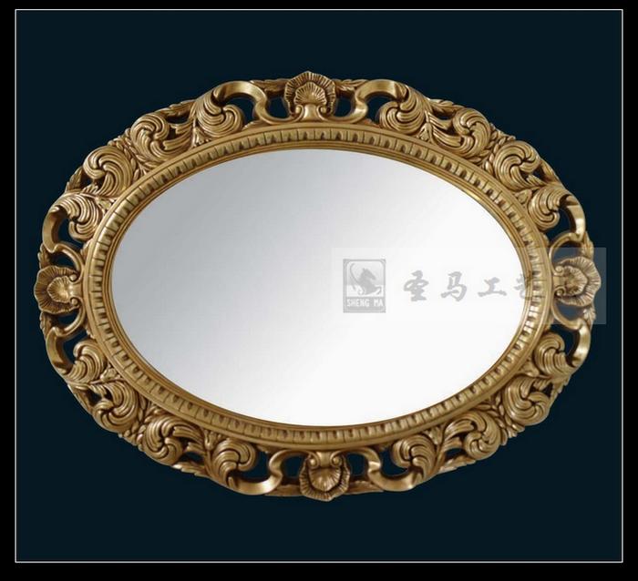 European-Style Carved High-End Decorative Mirror Bathroom Mirror Dressing Mirror Full Body Full-Length Mirror Fireplace Hallway Mirror Beauty and Hairdressing Mirror