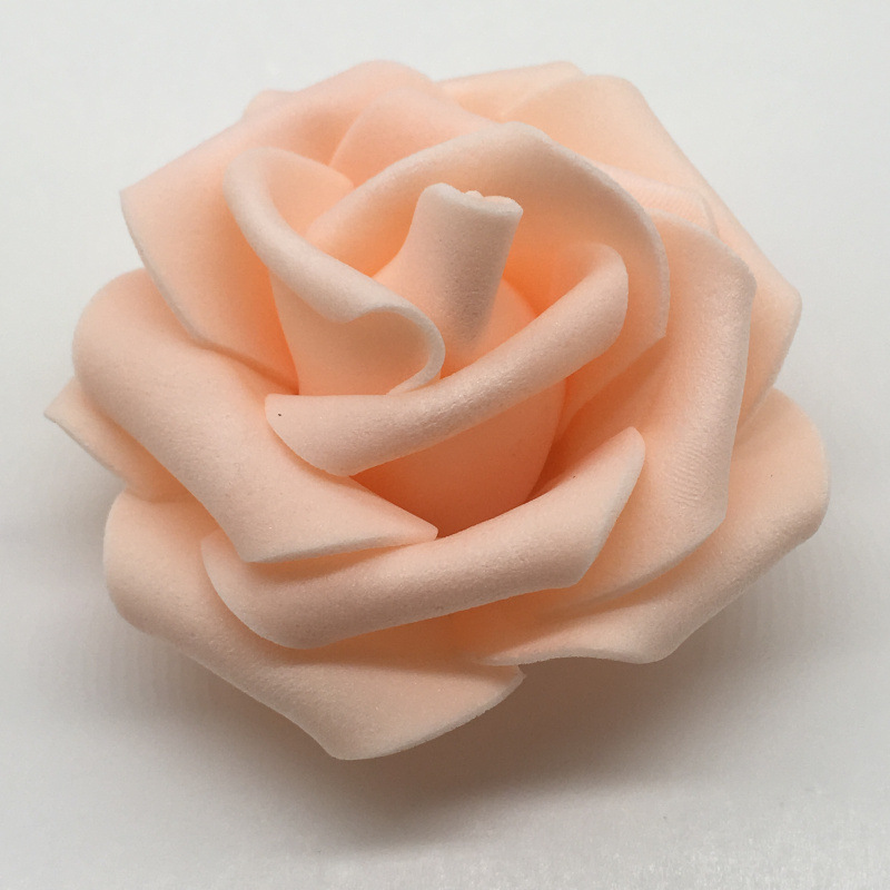 Artificial Foam PE Rose Perianth Bouquet Floral Ball Lighting Chain Production Accessories Wedding Flower Shop 6-7cm Roses