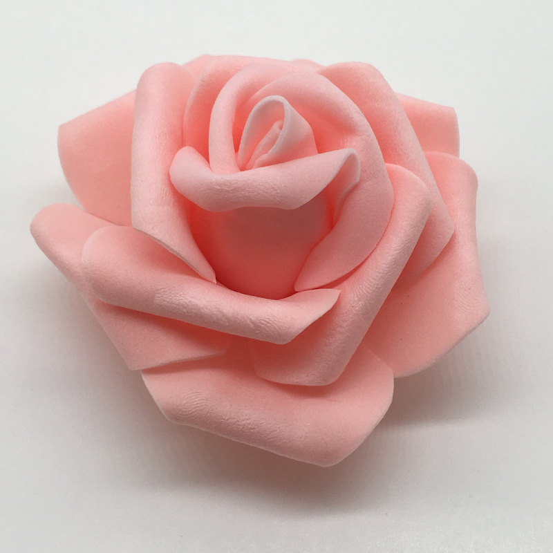Artificial Foam PE Rose Perianth Bouquet Floral Ball Lighting Chain Production Accessories Wedding Flower Shop 6-7cm Roses