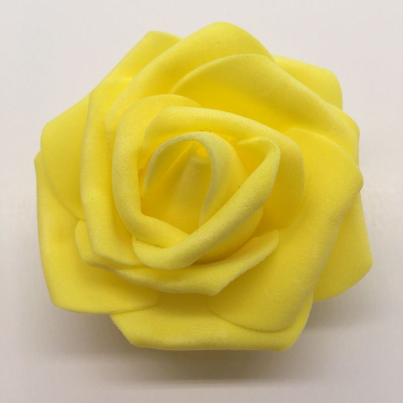Artificial Foam PE Rose Perianth Bouquet Floral Ball Lighting Chain Production Accessories Wedding Flower Shop 6-7cm Roses