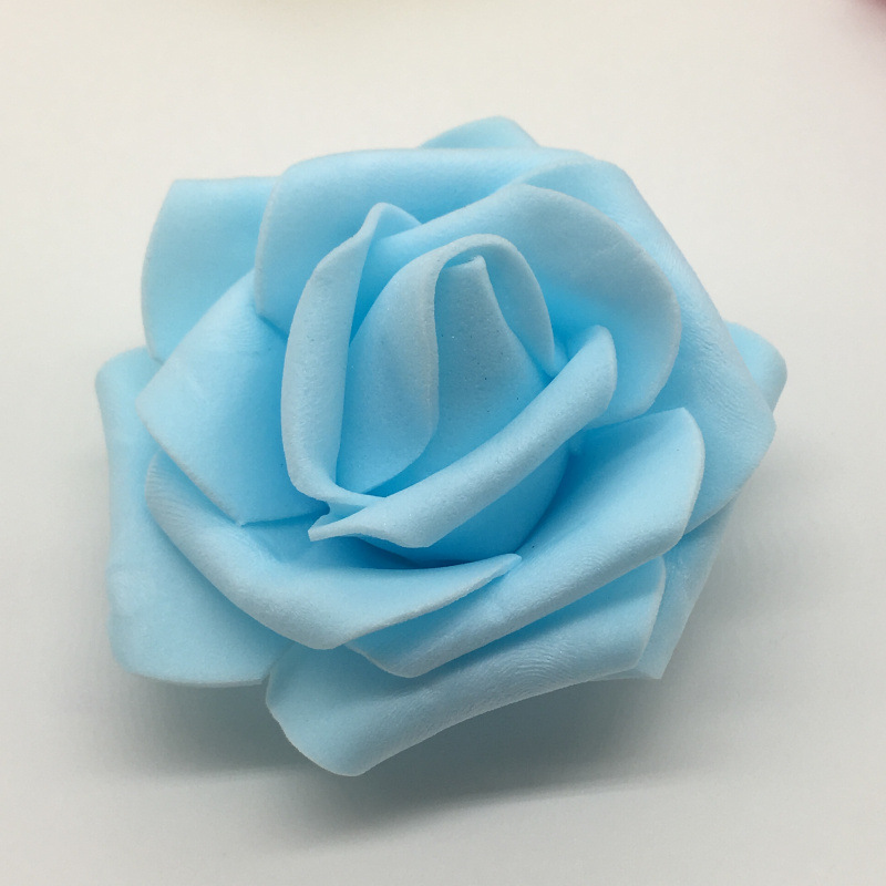 Artificial Foam PE Rose Perianth Bouquet Floral Ball Lighting Chain Production Accessories Wedding Flower Shop 6-7cm Roses