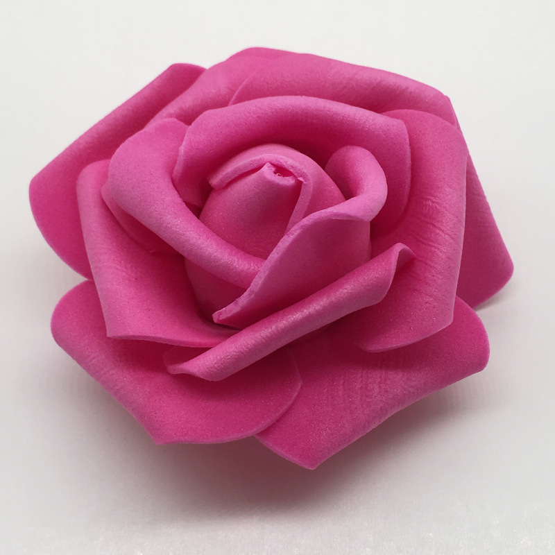 Artificial Foam PE Rose Perianth Bouquet Floral Ball Lighting Chain Production Accessories Wedding Flower Shop 6-7cm Roses