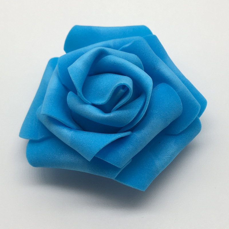 Artificial Foam PE Rose Perianth Bouquet Floral Ball Lighting Chain Production Accessories Wedding Flower Shop 6-7cm Roses