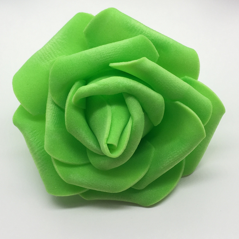Artificial Foam PE Rose Perianth Bouquet Floral Ball Lighting Chain Production Accessories Wedding Flower Shop 6-7cm Roses