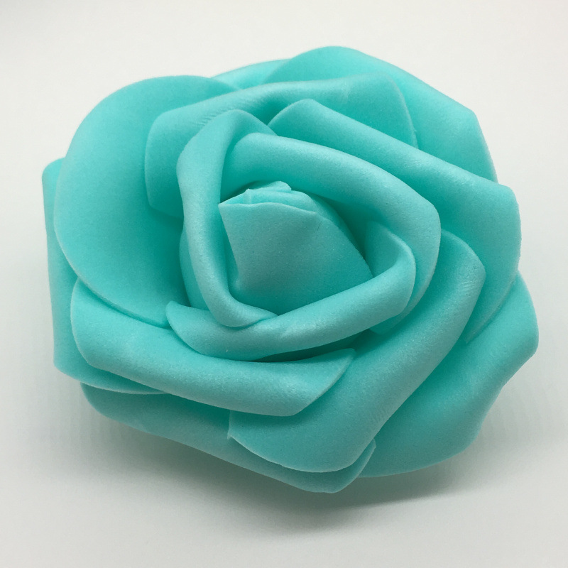 Artificial Foam PE Rose Perianth Bouquet Floral Ball Lighting Chain Production Accessories Wedding Flower Shop 6-7cm Roses