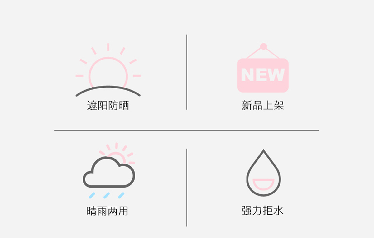 1802 umbrella color changing creative umbrella star umbrella foreign trade new unique umbrella sun umbrella