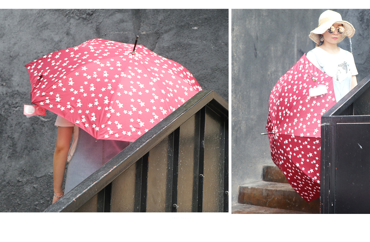 1802 umbrella color changing creative umbrella star umbrella foreign trade new unique umbrella sun umbrella