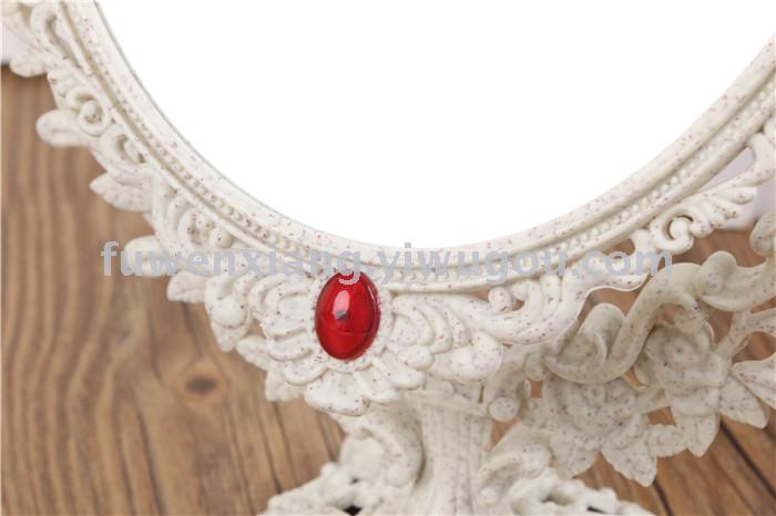 Retro retro table top dressing mirror double-sided mirror mirror mirror mirror Retro retro table top dressing mirror double-sided mirror mirror mirror mirror