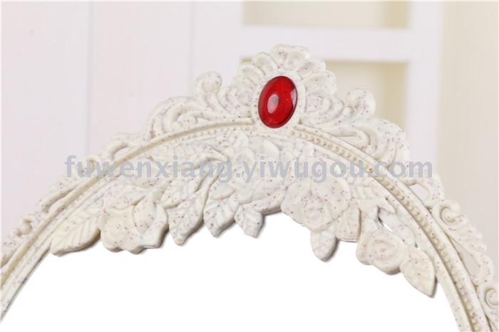Retro retro table top dressing mirror double-sided mirror mirror mirror mirror Retro retro table top dressing mirror double-sided mirror mirror mirror mirror