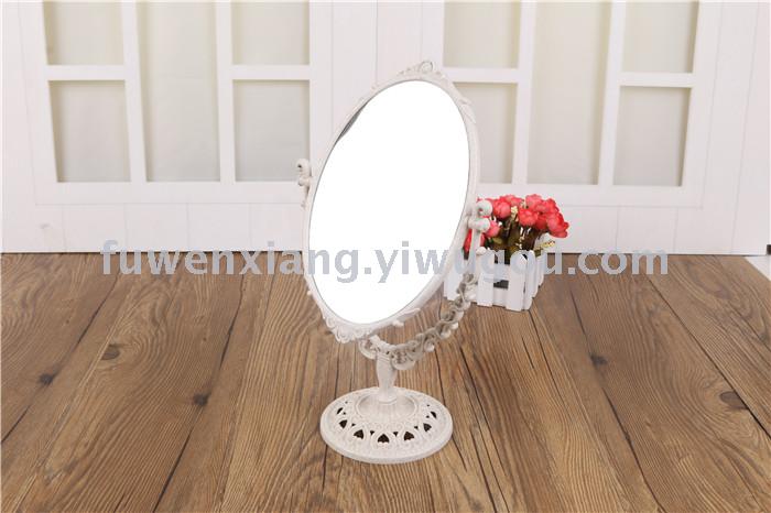 Retro retro table top dressing mirror double-sided mirror mirror mirror mirror Retro retro table top dressing mirror double-sided mirror mirror mirror mirror