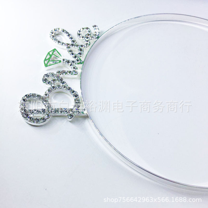 Alloy Dot Diamond Letter Hair Band EurAmerican Wedding Flower Child Crown Alloy Dot Diamond Letter Hair Band EurAmerican Wedding Flower Child Crown
