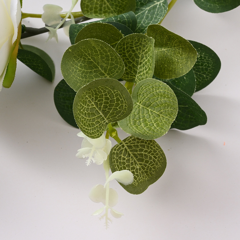 Amazon Same Style Eucalyptus Leaf Rose Vine Artificial Flower Rose Eucalyptus Wedding flower Amazon Same Style Eucalyptus Leaf Rose Vine Artificial Flower Rose Eucalyptus Wedding flower