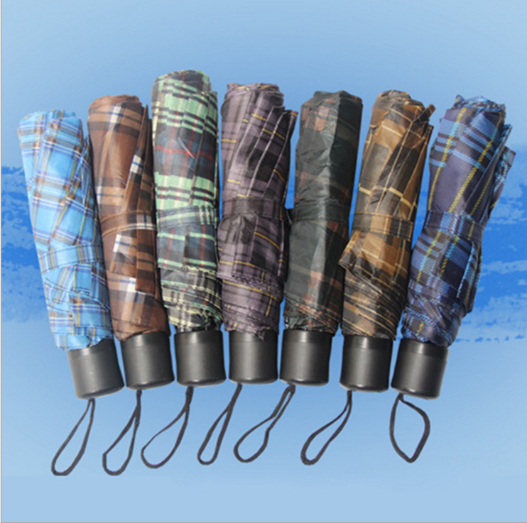 Super mini triple folding umbrella for the outdoor grid adult umbrella factory direct sale