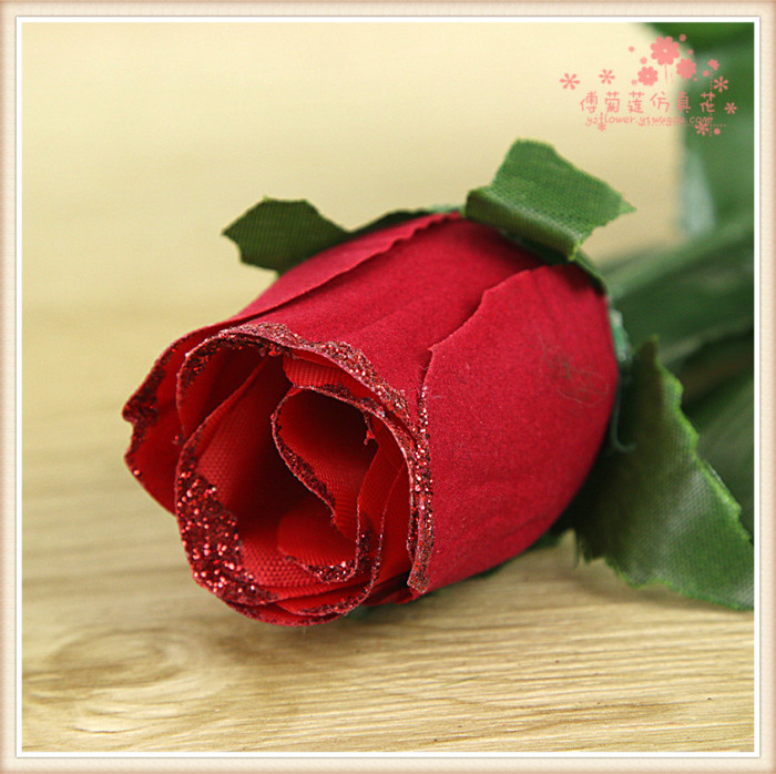 Wedding flower simulation packing bag transparent plastic bag rose only